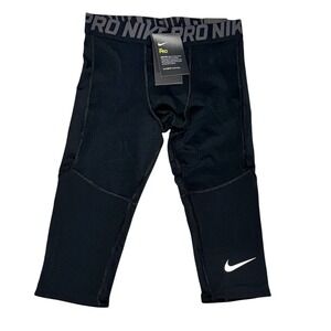 Nike Pro Training‎ Tights Dri-FIT Compression Athletic Black Boys Size L